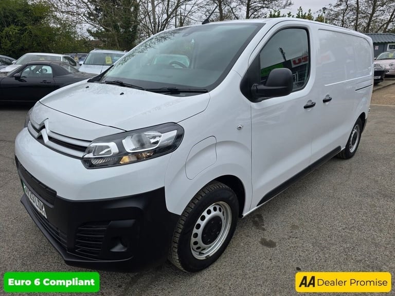 2023 Citroen Dispatch E 1000 75 kWh Enterprise M in white, 12,000 miles, full service history, 1 ...