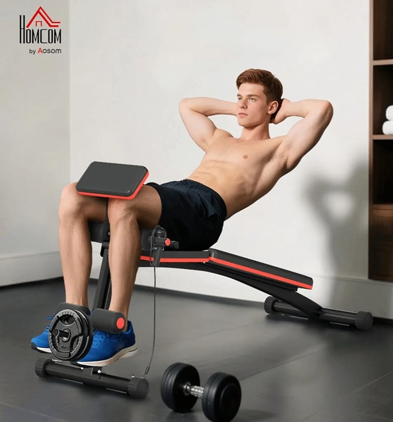 image for HOMCOM Foldable Weight Bench