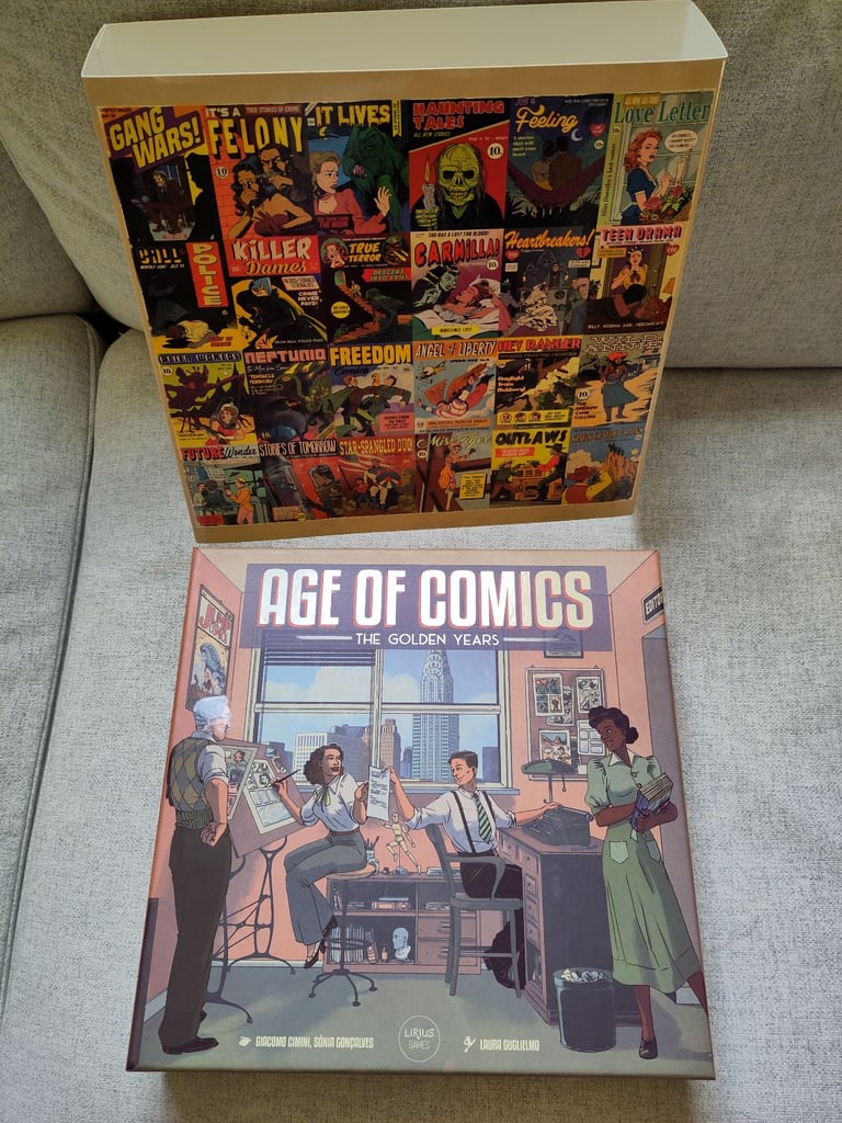 Age of Comics board game. Collectors edition