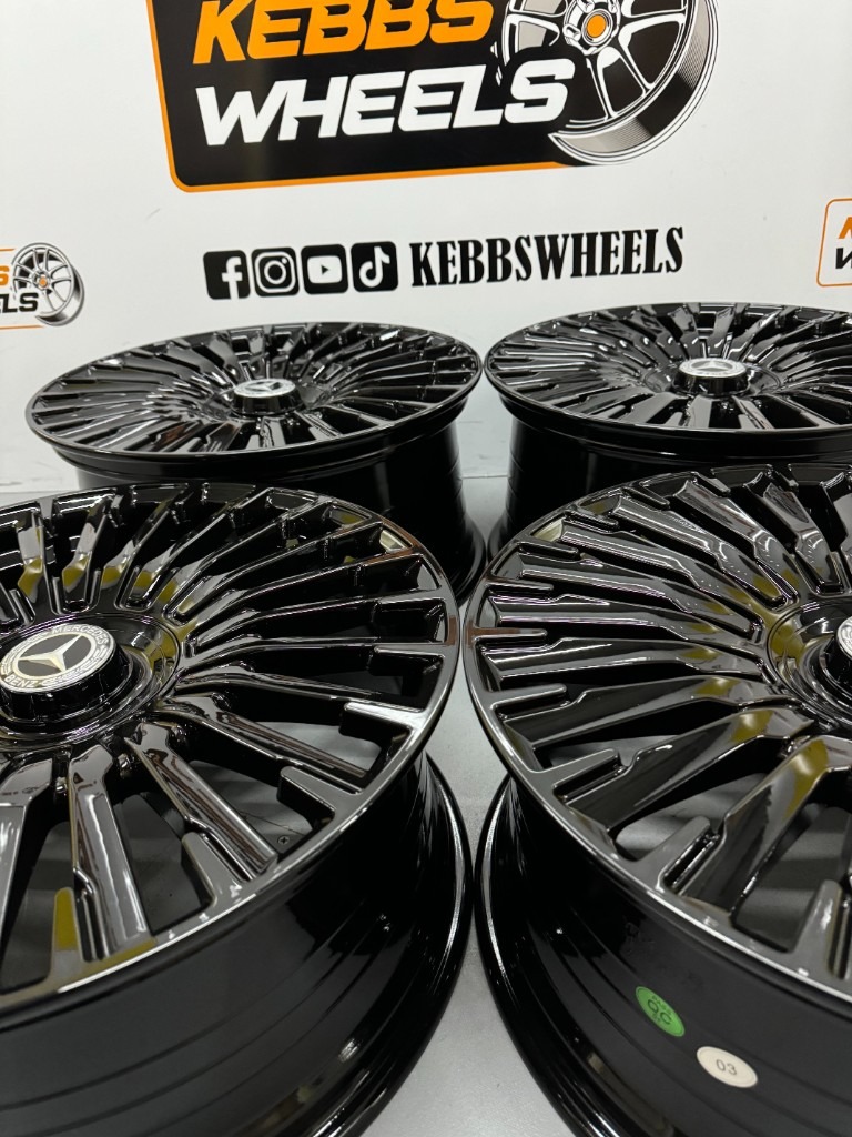 20" MERCEDES 2024/5 MAYBACH REPLACEMENT STYLE ALLOY WHEELS  C CLASS E CLASS S CLASS A CLASS