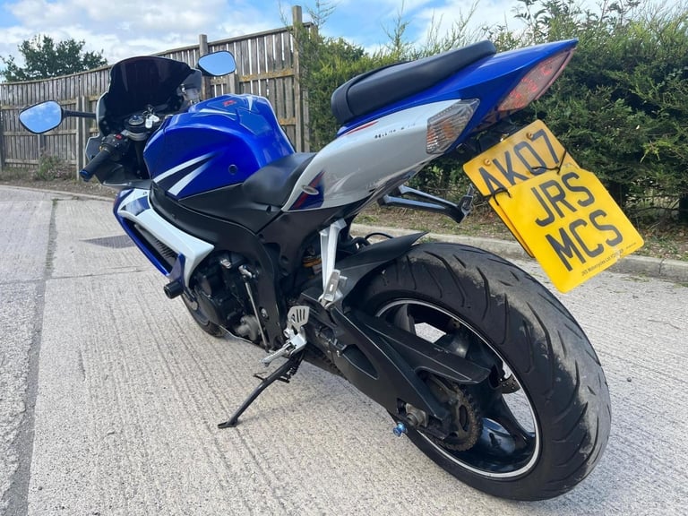 2007 07 SUZUKI GSXR 750 K7 GSXR750 BLUE SPORTS SUPERSPORT