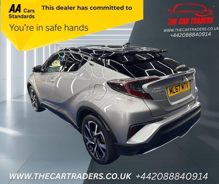2017 Toyota C-HR 1.8 VVT-h Dynamic SUV 5dr Petrol Hybrid CVT Euro 6 (s/s) (122 ps) SUV Hybrid Aut...