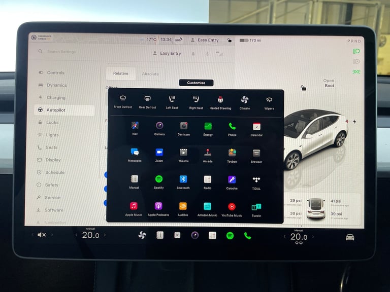 2022 Tesla Model Y (Dual Motor) Long Range SUV 5dr Electric Auto 4WDE (384 bhp) - REVERSE CAM  Su...