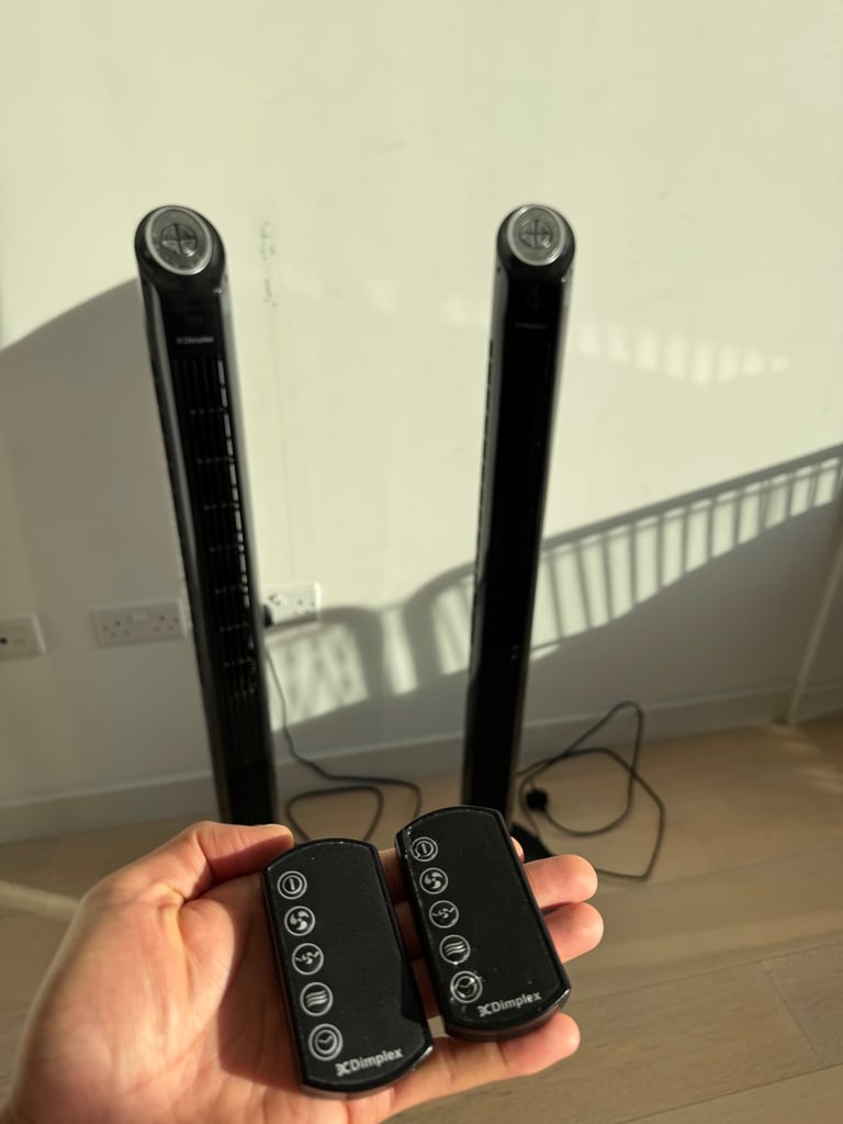 Dimplex Black Tower Fans
