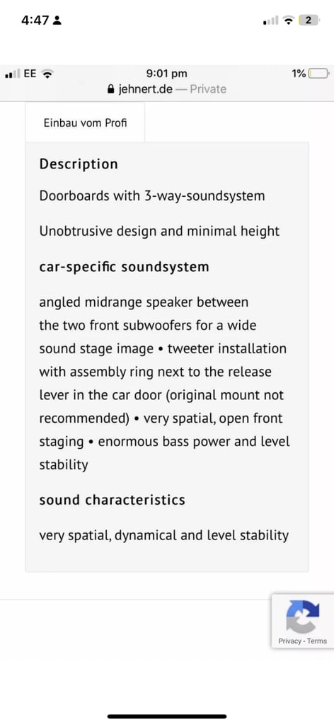 Audi TT jehnert speakers set up