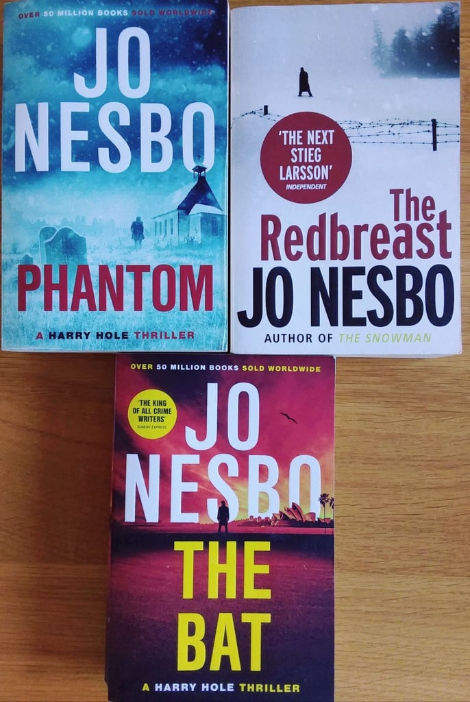 3 Jo Nesbo crime thrillers - Harry Hole detective series