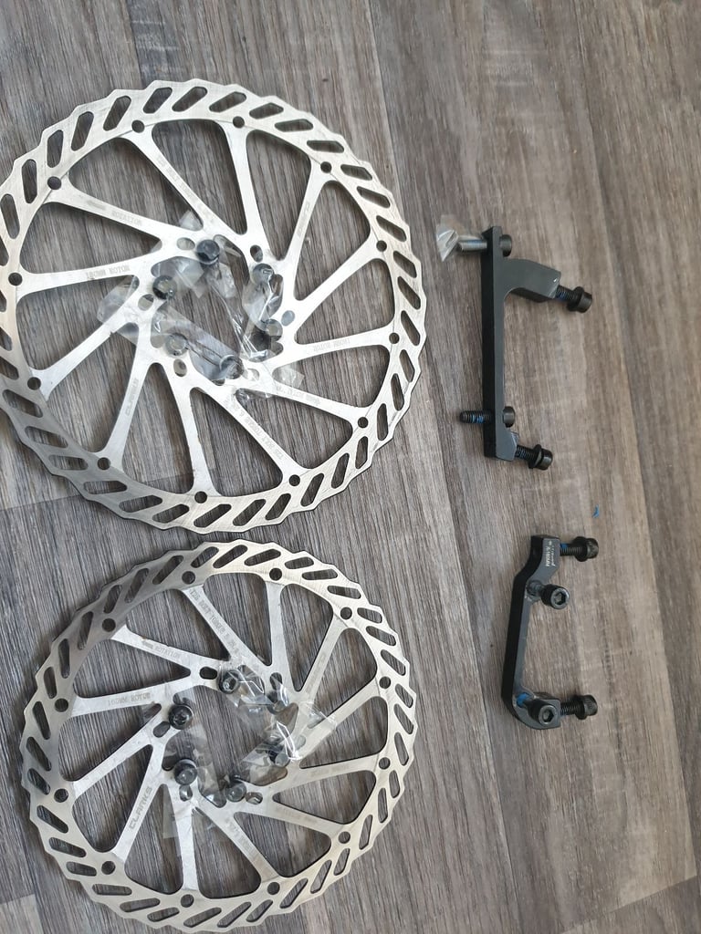 image for Disc brake rotors set front & rear + fittings 