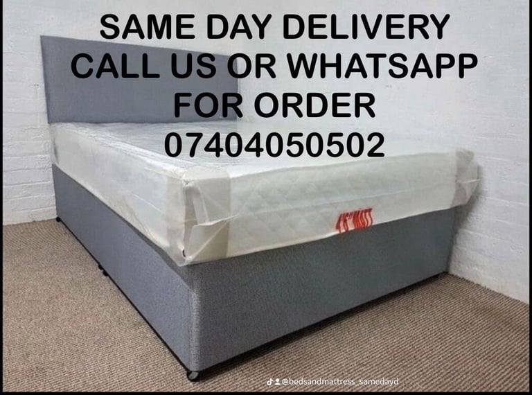 Double Divan Bed With Mattress ~Brand New~