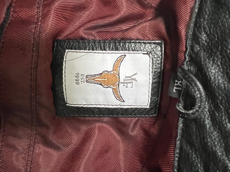 Ladies leather motorbike jacket 