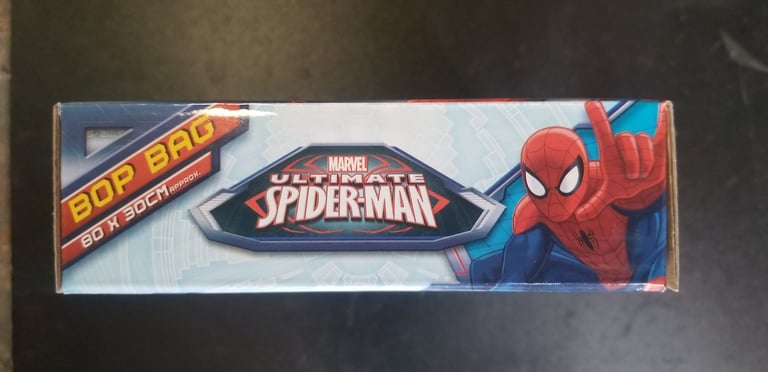 Ultimate Spiderman Inflatable Punching Boxing Bop Bag, 80x30cm