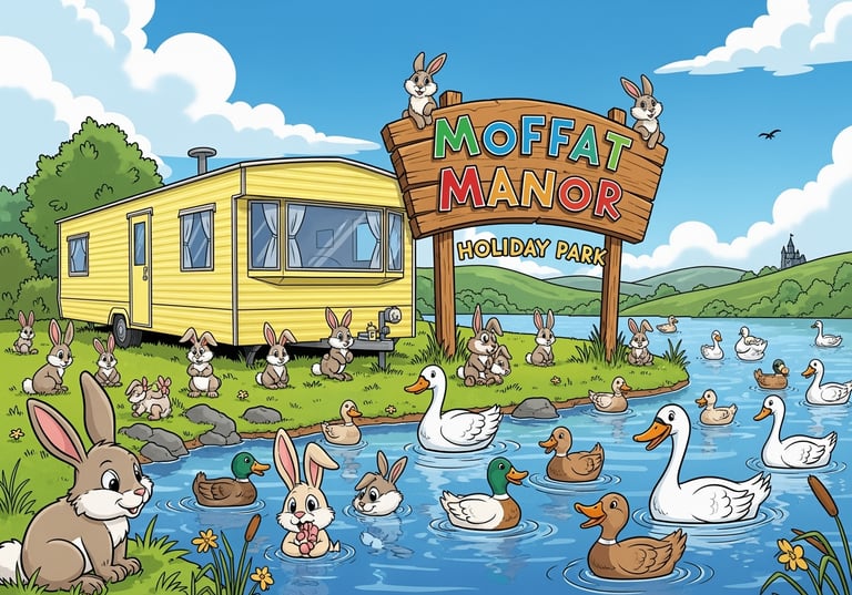 STATIC CARAVAN FOR SALE IN SCOTLAND MOFFAT NEAR GLASGOW DUMFRIES AYRSHIRE EDINBURGH CARLISLE