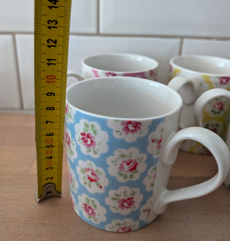 Set of 4 Roses Cath Kidston mugs by Churchill 