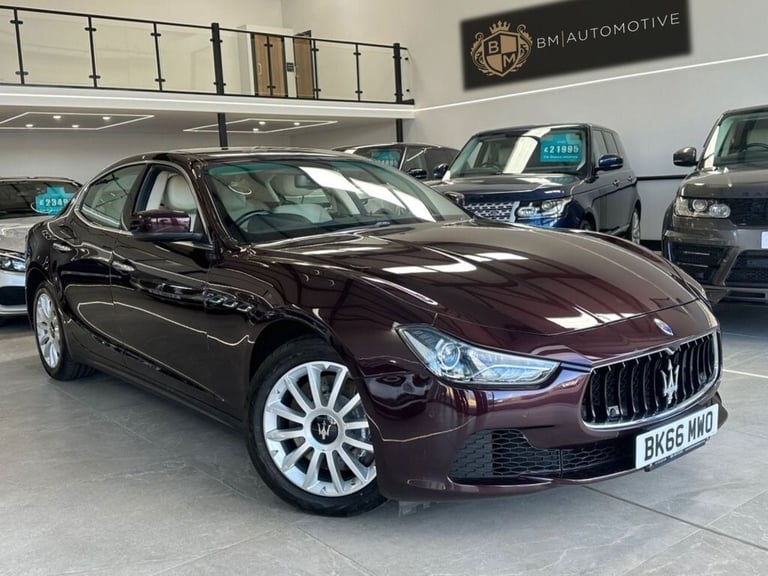 2016 Maserati Ghibli 3.0D V6 Saloon 4dr Diesel ZF Euro 5 (s/s) (275 ps) Saloon Diesel Automatic