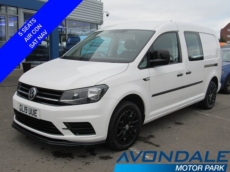 2019 Volkswagen Caddy Maxi TDi C20 Maxi Kombi Van with Sat Nav Air con 5 seats 2.0 5dr Combi Van ...