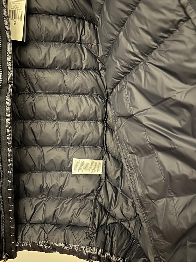 Polo Ralph Lauren Terra Glossy Insulated Bomber Jacket Navy Size M