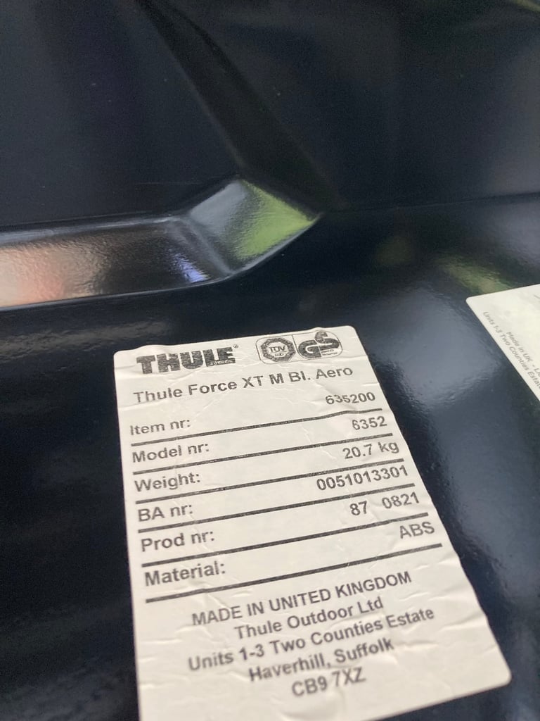 Thule Force XT Medium top box
