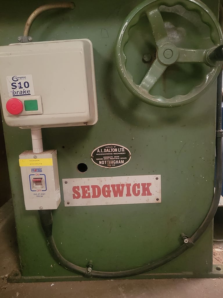 Sedgwick 3 phase table saw 