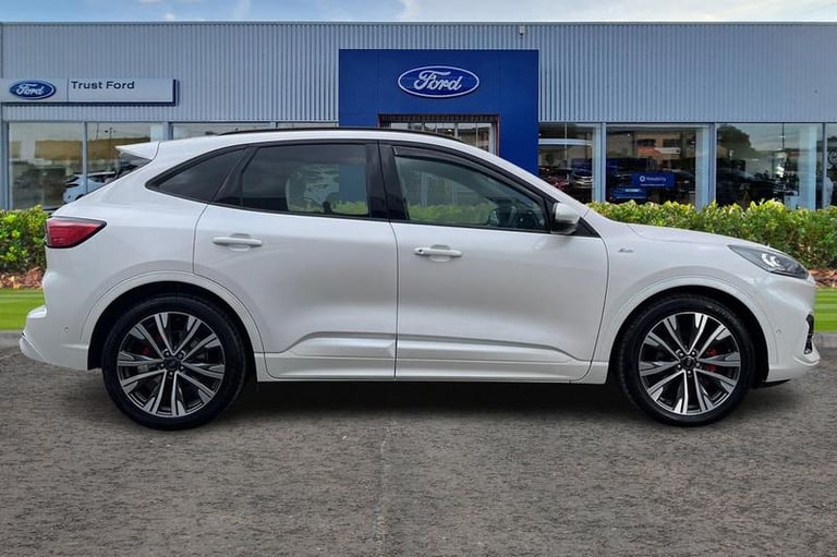 2022 Ford Kuga 1.5 EcoBlue ST-Line X Edition 5dr, Platinum White Paint, Media screen, sat Estate ...