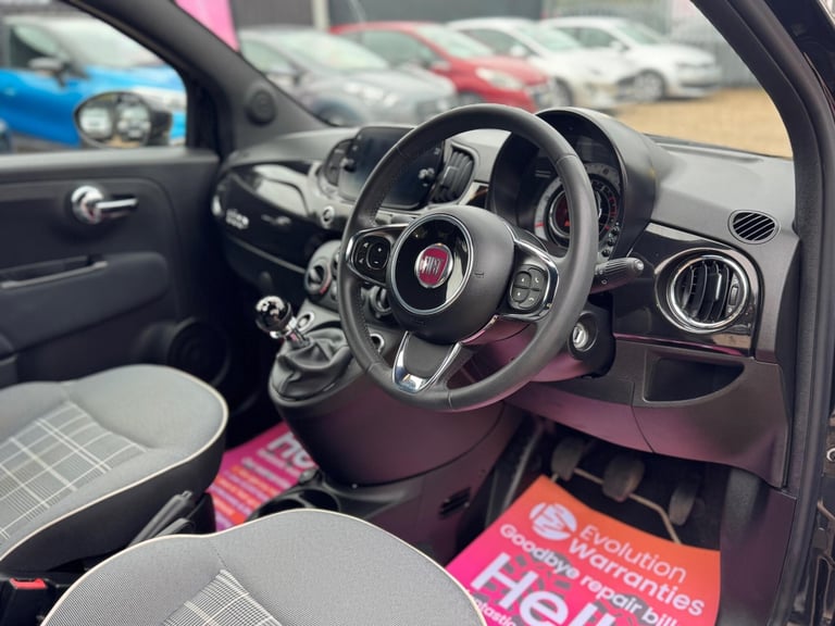 2020 Fiat 500 1.2 Lounge 3dr HATCHBACK PETROL Manual