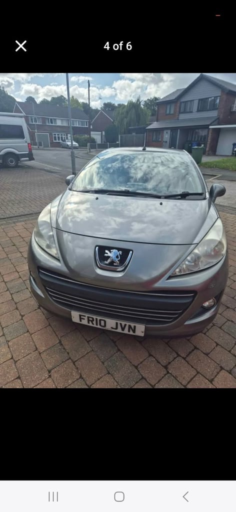 Peugeot, 207, Convertible, 2010, Manual, 1598 (cc), 2 doors