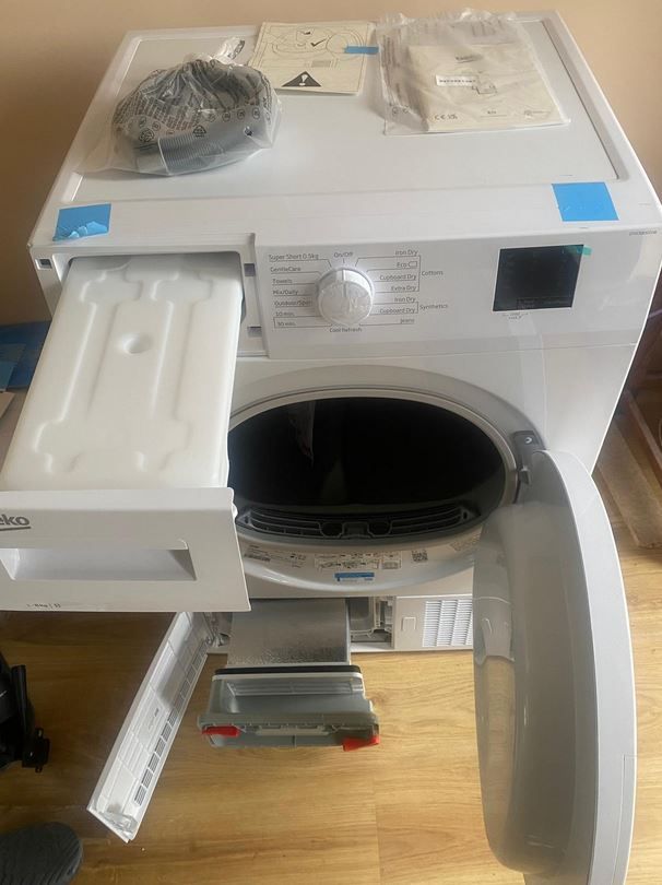 *SOLD* Brand New Tumble Dryer unused; dual condenser or waste pipe options - See Pictures