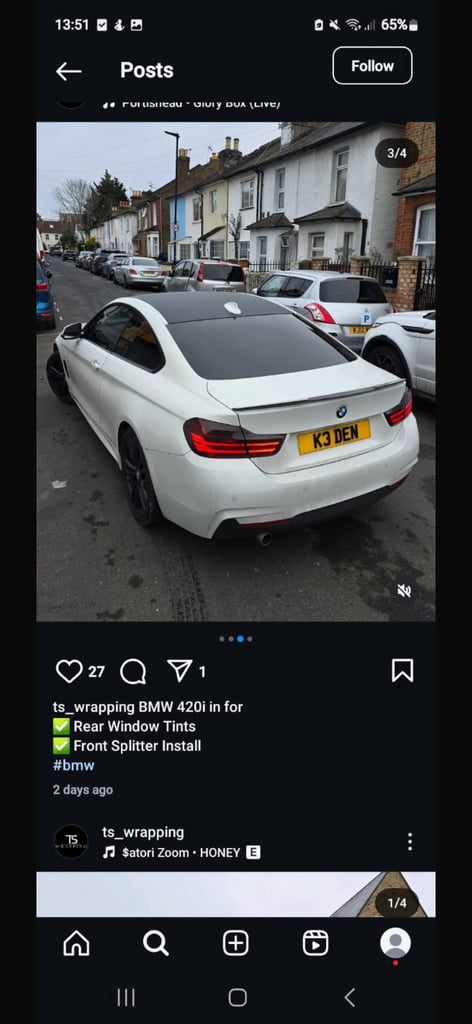 BMW, 4 SERIES, Coupe, 2015, Semi-Auto, 1995 (cc), 2 doors