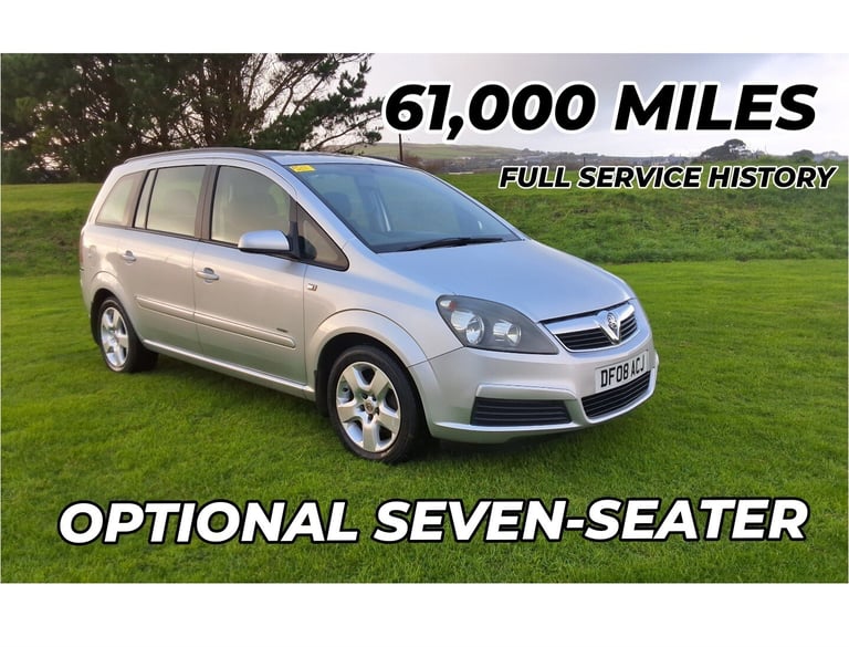 image for 2008 Vauxhall Zafira 1.6i Club 5dr MPV Petrol Manual