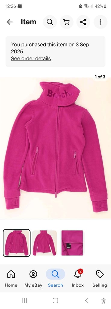 image for Fleece xs size euro 34 36 uk 6 to 8
