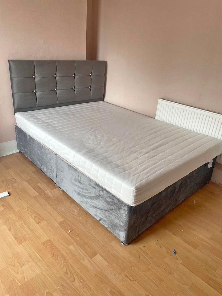 Divan Double (Single / King Size) Bed+Mattress CLEARANCE SALE ON BRAND NEW BEDS WITH MATTRESSES