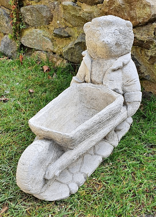image for Hedgehog and barrow garden planter