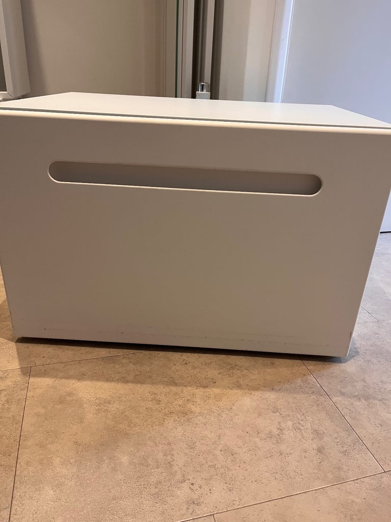 image for White wood drawer- set of 3