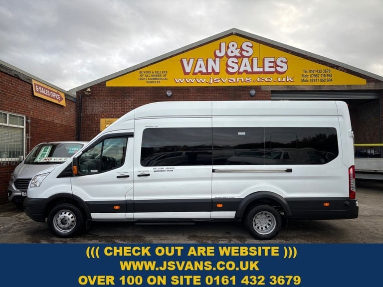 2018 18 FORD TRANSIT 2.2 TDCI 460 HDT TREND MINIBUS 5DR DIESEL MANUAL L4 H3 (18 
