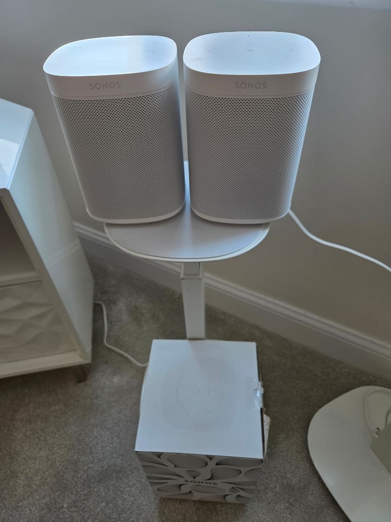 image for Pair sonos one speakers 