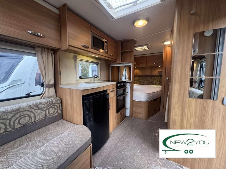 2013 Swift Coastline Esprit 4 Berth FIXED BED Caravan -STOCK NO E226