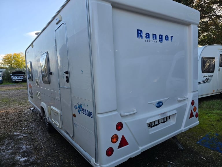 NOW SOLD 2007 Bailey Ranger 550 6 Berth Fixed Rear Bunks Caravan, Motor Mover