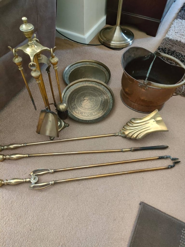 image for Fire irons brass