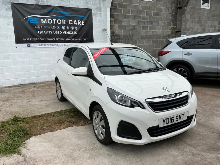 2016 Peugeot 108 10 Active 3dr HATCHBACK Petrol Manual