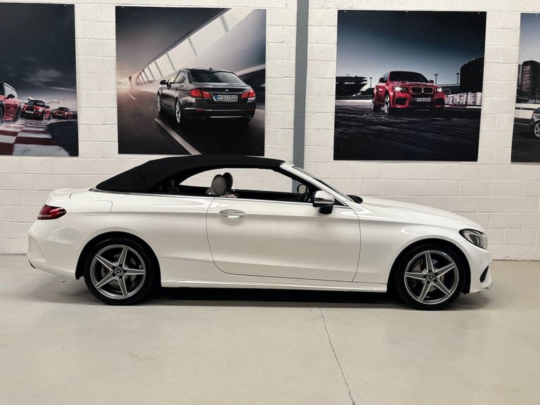 2017 Mercedes-Benz C Class 2.0 C200 AMG Line Cabriolet 2dr Petrol G-Tronic+ Euro 6 (s/s) (184 ps)...