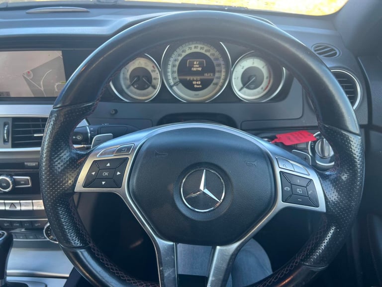 2013 MERCEDES BENZ C250 AMG SPORT COUPE AUTOMATIC SALVAGE DAMAGED REPAIR CAT S 