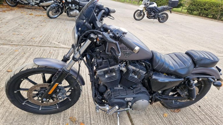 2016 16 HARLEY DAVIDSON XL 883 N IRON 16 SPORTSTER GREY XL883 CUSTOM CRUISER