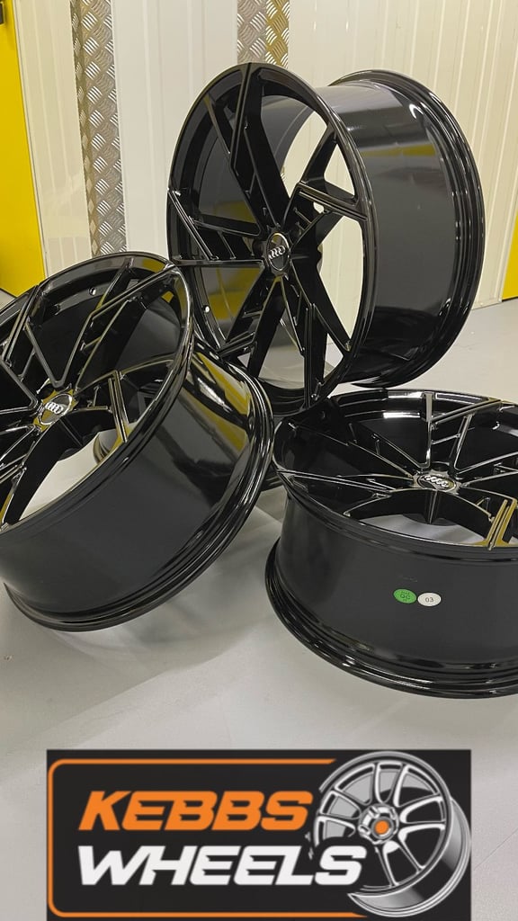 20" 2024 ABT AUDI RS6 RS7 STYLE ALLOY WHEELS A4 A5 A6 A7 A8 S4 S5 S6 Q3 Q5 VW GOLF R GTI TT A3