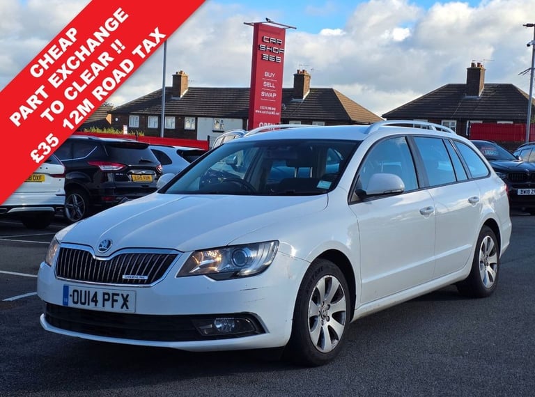 2014 14 SKODA SUPERB 1.6 TDI S GREENLINE III ESTATE 5DR DIESEL MANUAL EURO 5 (S/