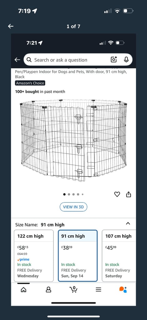 image for Dog pen, used once 