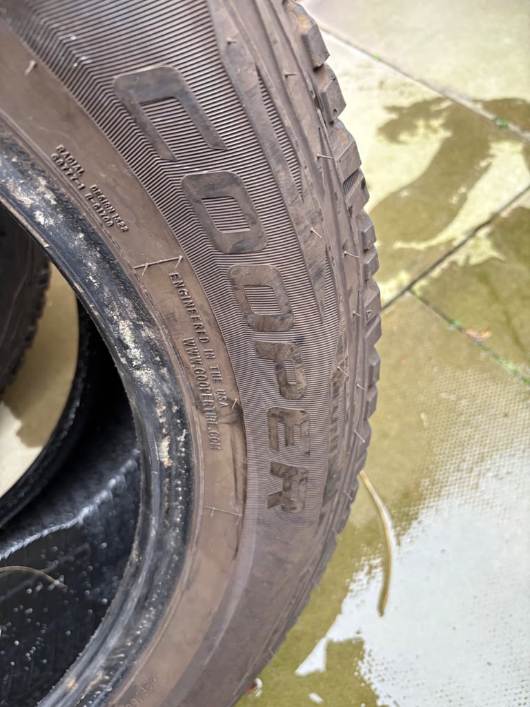 Cooper discovery 285x50x 20 all terrain tyres . 