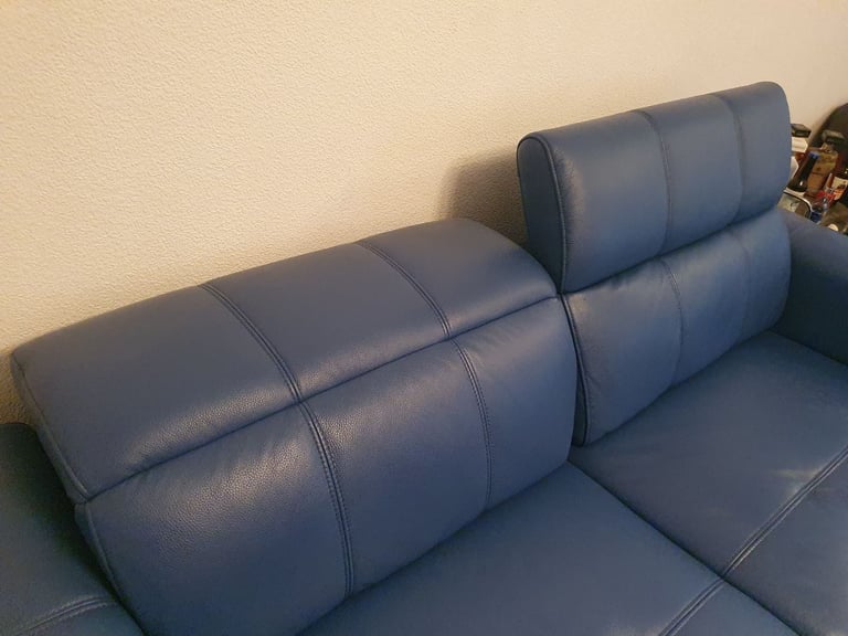 Sofology Designer Leather 3 seater Sofa*Electric Recliner*NEW