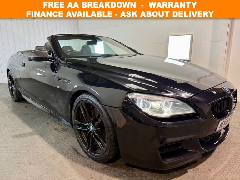 2015 65 BMW 6 SERIES 3.0 640D M SPORT CONVERTIBLE 2DR DIESEL AUTO EURO 6 (S/S) (