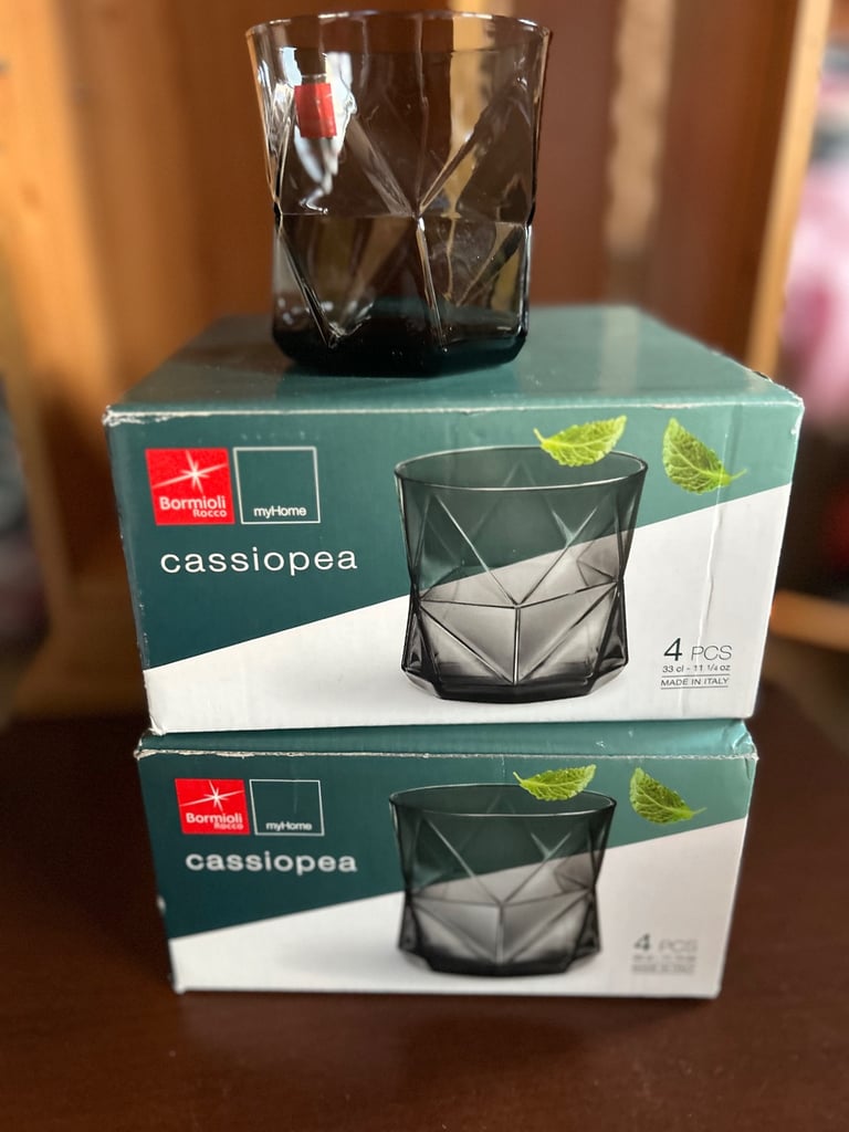 image for Set of 8 glasses Bormiolli Rocco