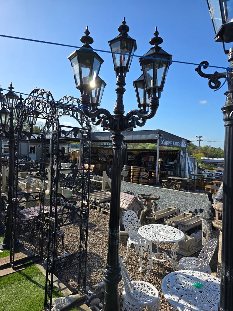 New Cast aluminium garden lamps lights