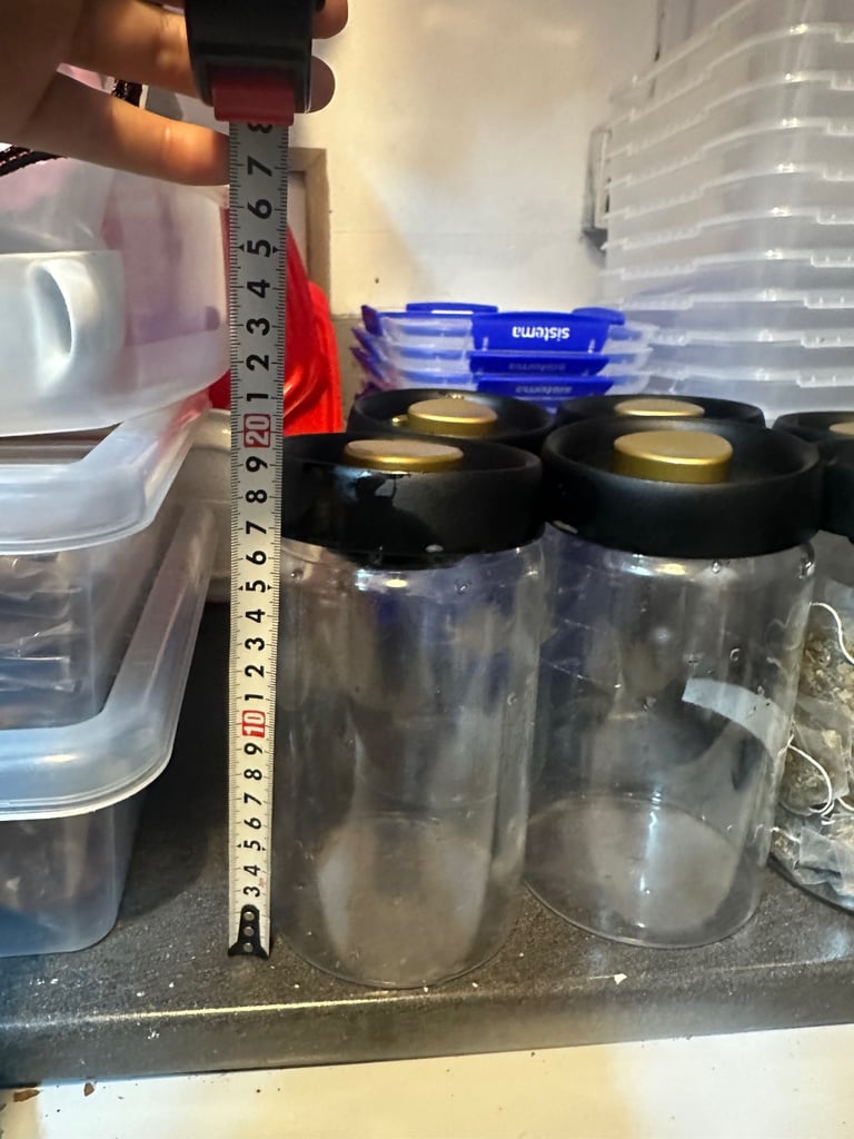 Coffee bean container, tea bag container