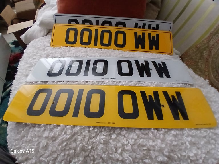 🌞 Private Registration Plates on Certificate. Swift exchanges 